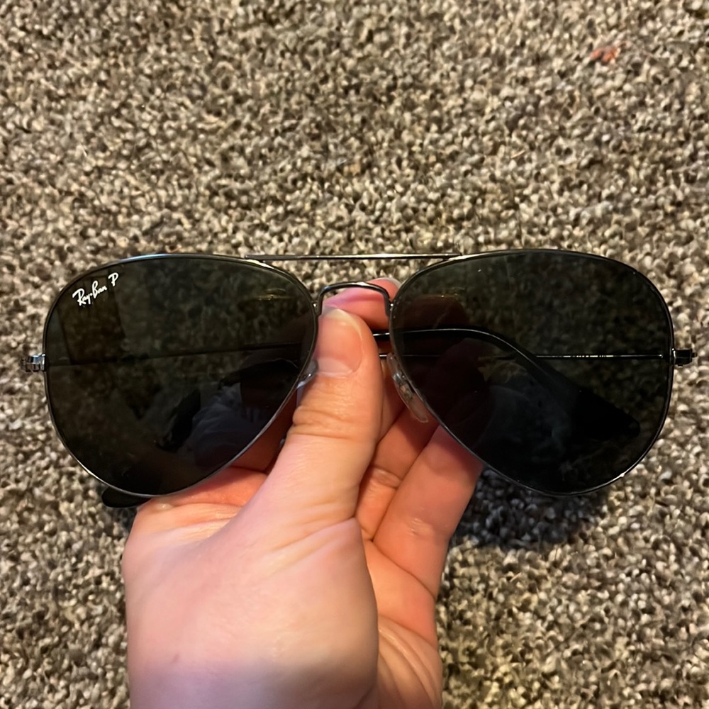 Ray Ban Polarized sunglasses! Good condition.